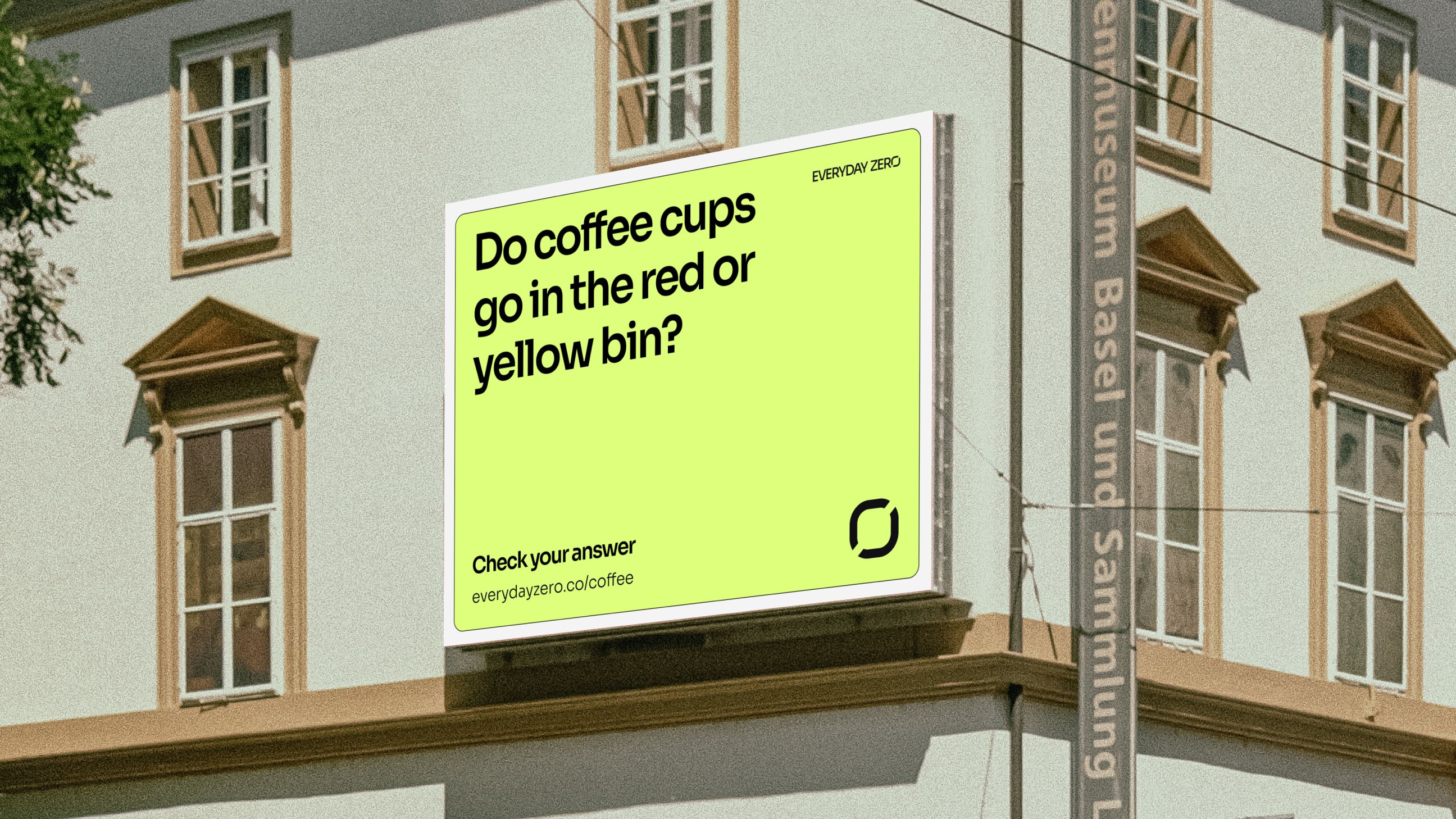 Everyday Zero case study tile with outdoor billboard